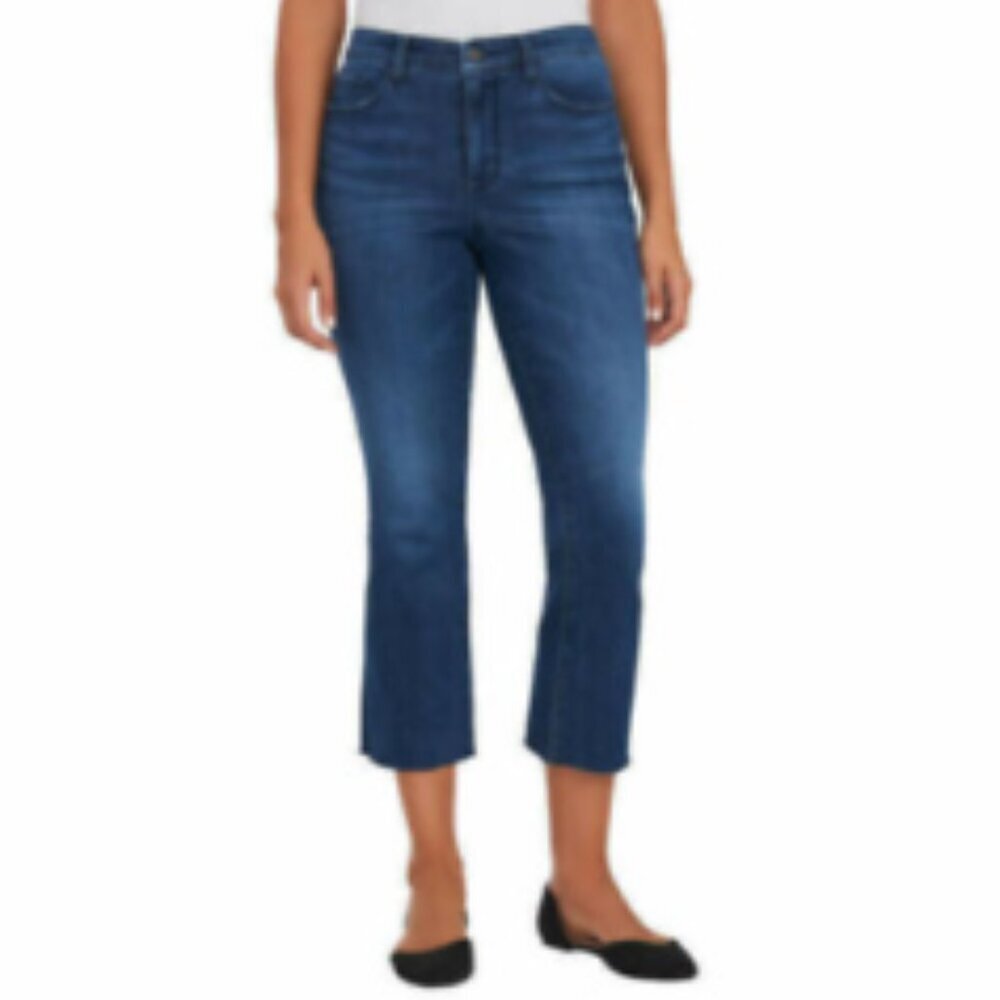 Social Standard Sanctuary High-Waisted Cropped Blue Jeans 16/33